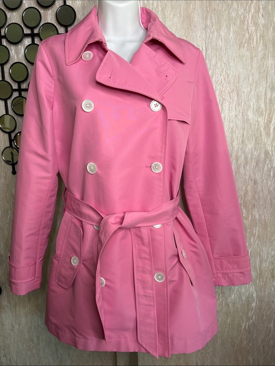 Ralph Lauren Jackets & Blazers - Ralph Lauren Pink Double-Breasted Trench Coat with Belt